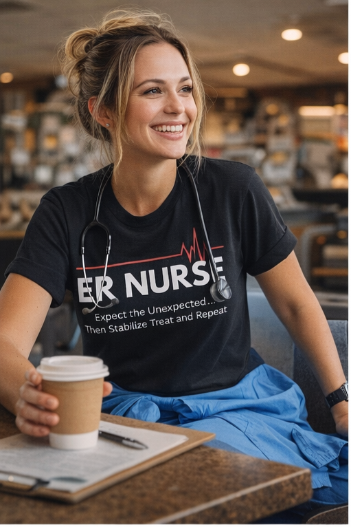 ER Nurse Shirt – Expect the Unexpected | Emergency Room Nurse Tee