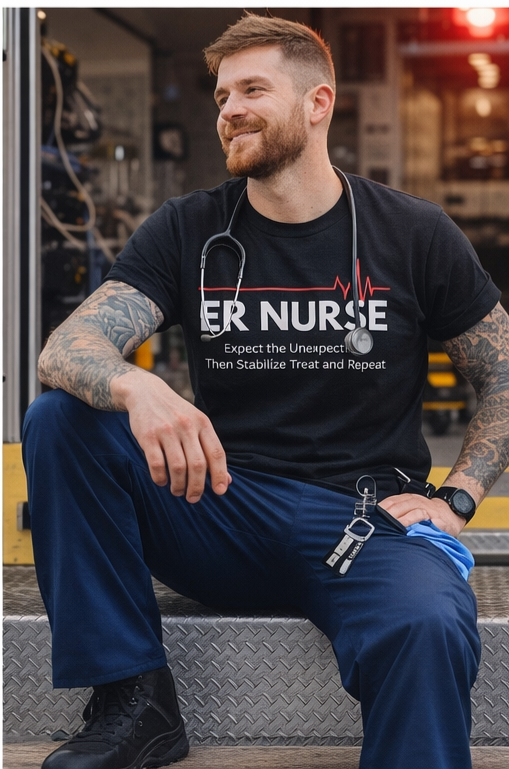 ER Nurse Shirt – Expect the Unexpected | Emergency Room Nurse Tee
