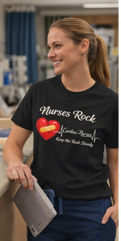 Cardiac Nurse T-Shirt | ICU/ER/CCU/Telemetry Nursing Tee