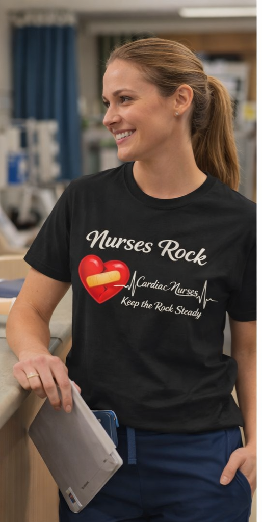 Cardiac Nurse T-Shirt | ICU/ER/CCU/Telemetry Nursing Tee