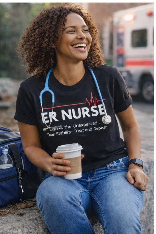 ER Nurse Shirt – Expect the Unexpected | Emergency Room Nurse Tee
